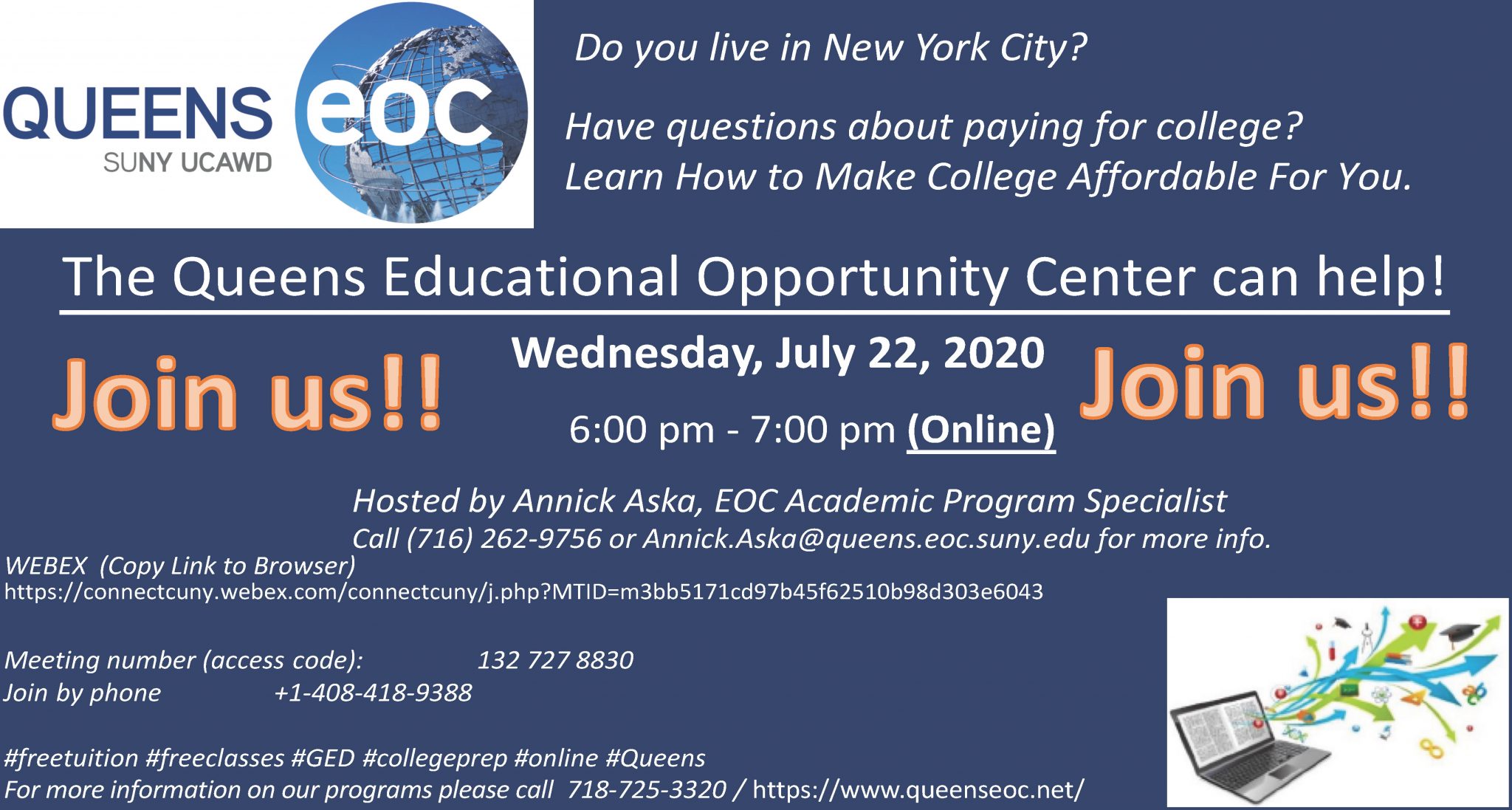 College Workshop – How to Make College Affordable For You – SUNY Queens ...