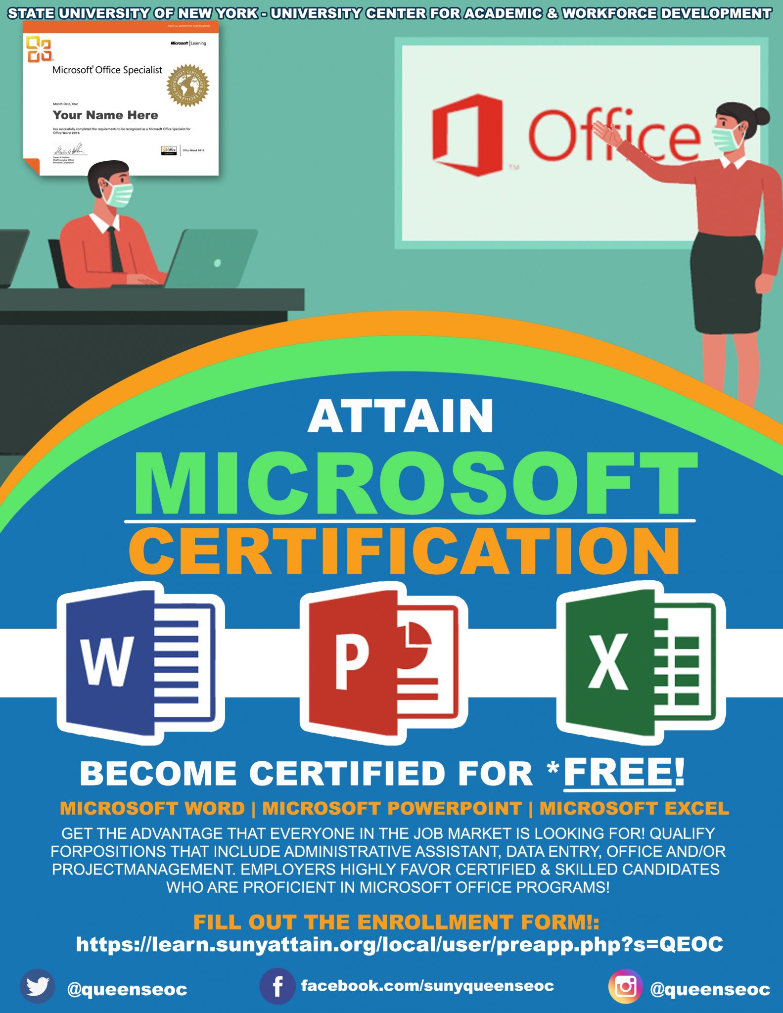 seattle central microsoft office certification