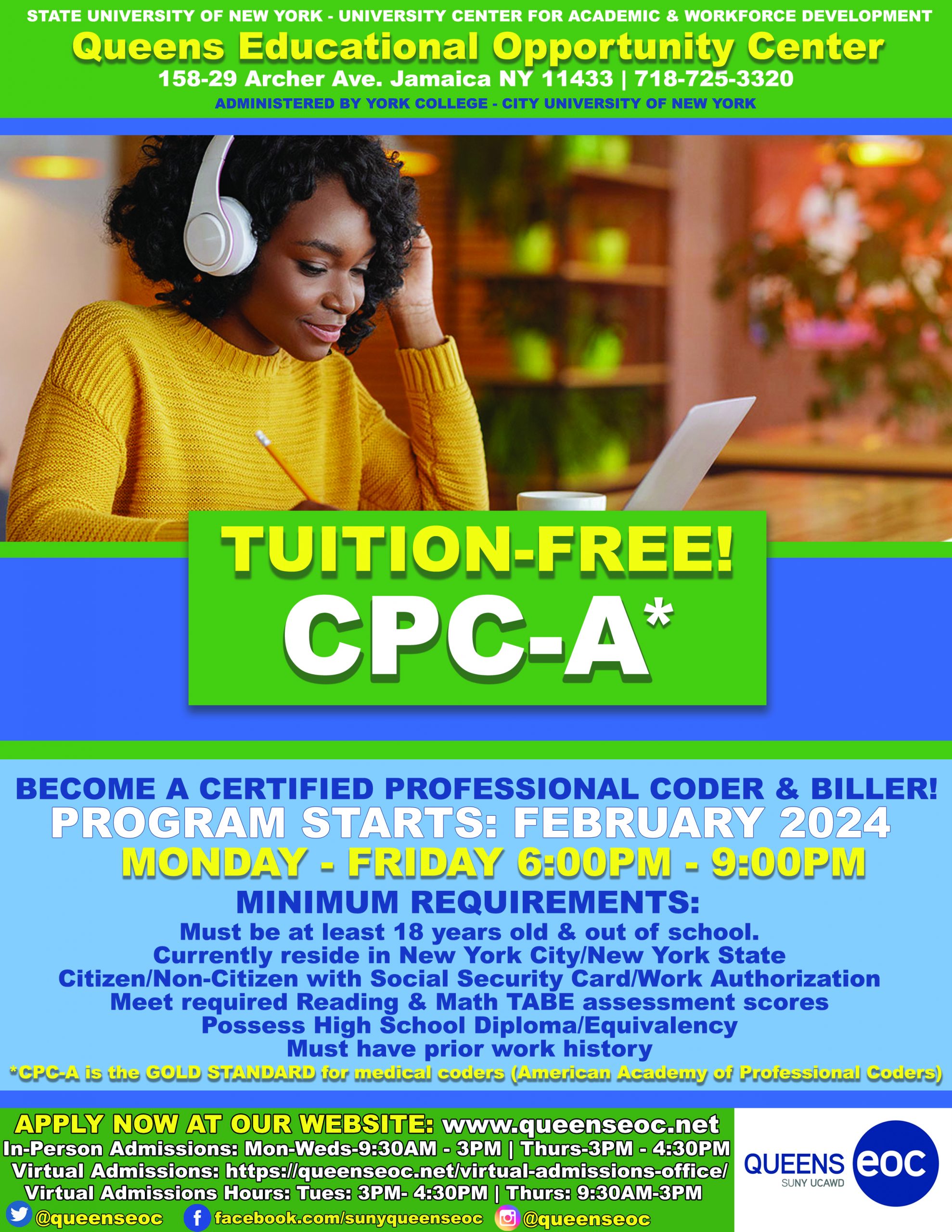 Certified Professional Coder And Biller CPC A Program Starts   CPC B Flyer ALTERNATE 1 Scaled 